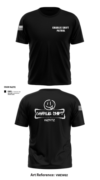 Short Sleeve Performance Shirt, Charlie Shift Patrol, , Teamtime, Team time, sublimation, custom sports apparel, team uniforms, spirit wear, spiritwear, sports uniforms, custom shirts, team store, custom team store, fundraiser sports, apparel fundraiser
