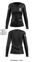 Military Police Women's Long Sleeve V-neck Shirt - 3