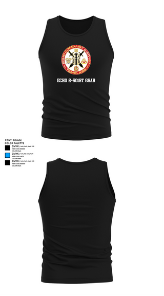 Tank Top, Echo 2-501st GSAB, , Teamtime, Team time, sublimation, custom sports apparel, team uniforms, spirit wear, spiritwear, sports uniforms, custom shirts, team store, custom team store, fundraiser sports, apparel fundraiser