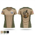 C-co 4-31 INF Mortar Section 82758806 Women's Short Sleeve V-neck Shirt - 1