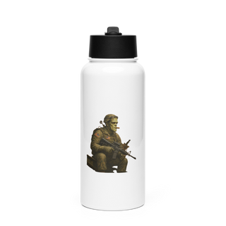 Alpha 2-55 54207796 Stainless Steel Water Bottle with a Straw Lid