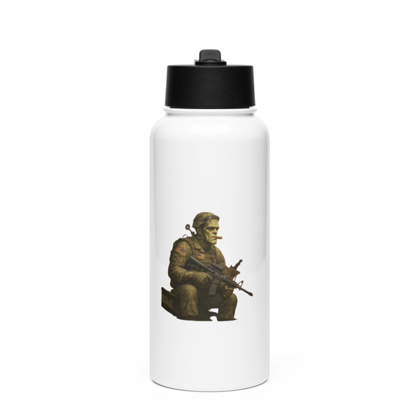 Alpha 2-55 54207796 Stainless Steel Water Bottle with a Straw Lid