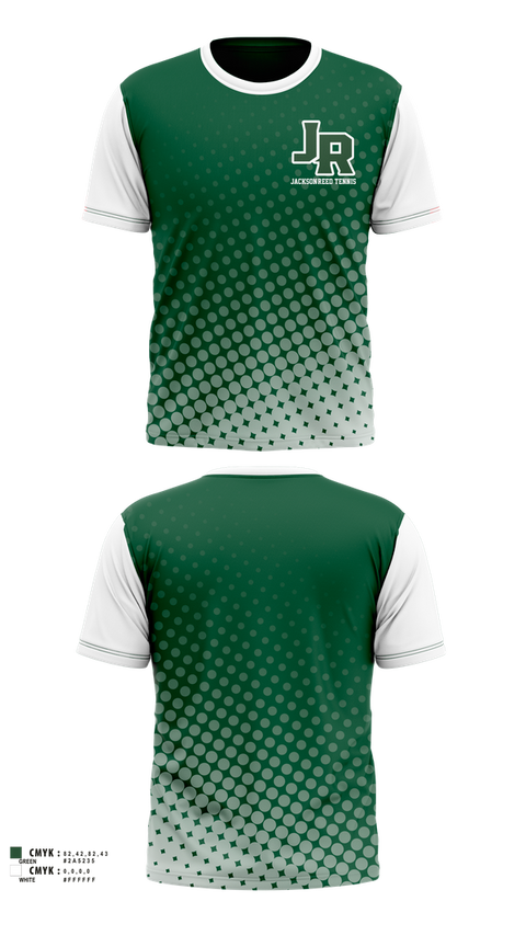 Short Sleeve Performance Shirt, Jackson-Reed Tennis, Tennis, Teamtime, Team time, sublimation, custom sports apparel, team uniforms, spirit wear, spiritwear, sports uniforms, custom shirts, team store, custom team store, fundraiser sports, apparel fundraiser