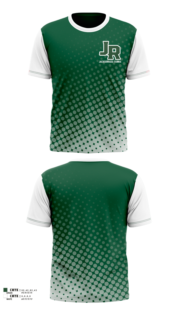 Short Sleeve Performance Shirt, Jackson-Reed Tennis, Tennis, Teamtime, Team time, sublimation, custom sports apparel, team uniforms, spirit wear, spiritwear, sports uniforms, custom shirts, team store, custom team store, fundraiser sports, apparel fundraiser