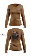 NDWFD 51 Women's Long Sleeve V-neck Shirt - 6