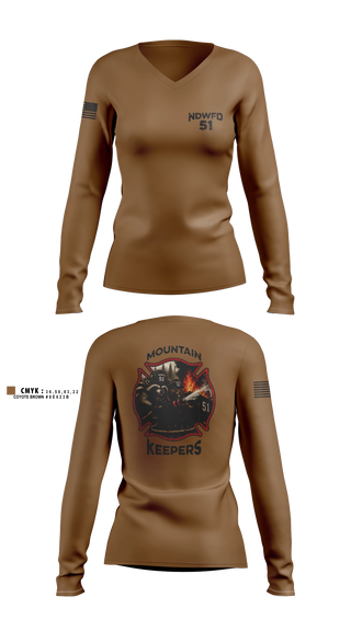 Womens Long Sleeve Vneck Shirt, NTAG HEARTLAND 2026, Navy, Teamtime, Team time, sublimation, custom sports apparel, team uniforms, spirit wear, spiritwear, sports uniforms, custom shirts, team store, custom team store, fundraiser sports, apparel fundraiser