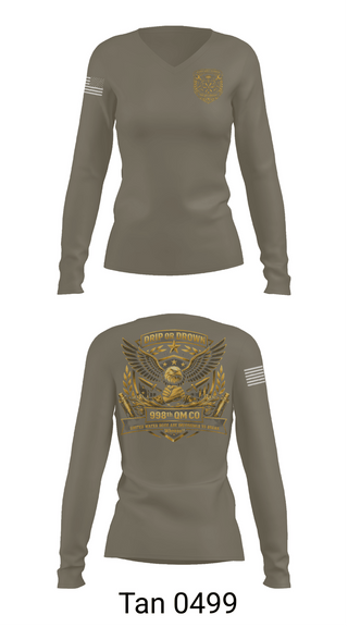 Womens Long Sleeve Vneck Shirt, 998th QM Co, Army, Teamtime, Team time, sublimation, custom sports apparel, team uniforms, spirit wear, spiritwear, sports uniforms, custom shirts, team store, custom team store, fundraiser sports, apparel fundraiser