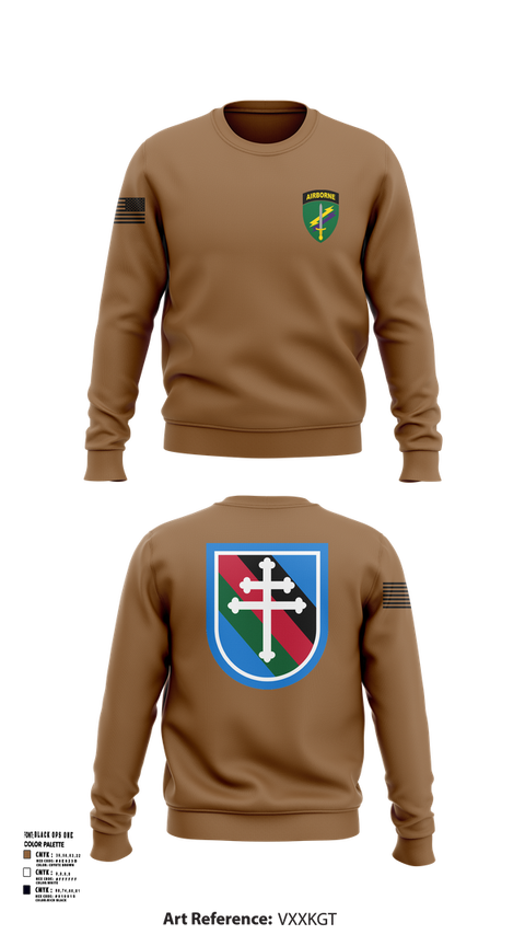 Crew Neck Sweatshirt, 416th CA BN, Army, Teamtime, Team time, sublimation, custom sports apparel, team uniforms, spirit wear, spiritwear, sports uniforms, custom shirts, team store, custom team store, fundraiser sports, apparel fundraiser