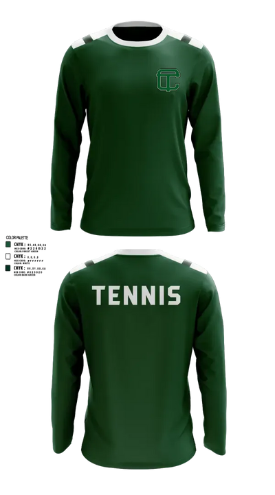 Cass Technical High School Girls Varsity Tennis Team 63156221 Long Sleeve Performance Shirt 3