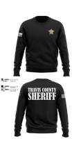 Travis County Sheriff 88569782 Crew Neck Sweatshirt - 100