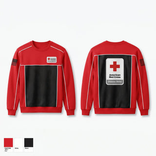 Crew Neck Sweatshirt, Disaster Action Team, Fire Department, Teamtime, Team time, sublimation, custom sports apparel, team uniforms, spirit wear, spiritwear, sports uniforms, custom shirts, team store, custom team store, fundraiser sports, apparel fundraiser