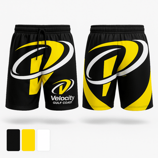 Athletic Shorts With Pockets, Velocity Gulf Coast, Softball, Teamtime, Team time, sublimation, custom sports apparel, team uniforms, spirit wear, spiritwear, sports uniforms, custom shirts, team store, custom team store, fundraiser sports, apparel fundraiser