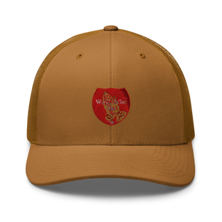WeAllWeGot~Family First 22026589 Retro Trucker Hat | Yupoong 6606