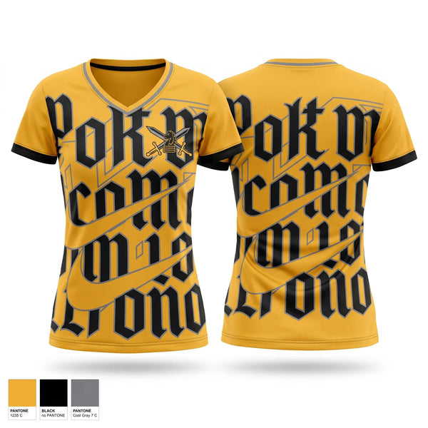 Womens Short Sleeve Vneck Shirt, Lady Knights, Softball, Teamtime, Team time, sublimation, custom sports apparel, team uniforms, spirit wear, spiritwear, sports uniforms, custom shirts, team store, custom team store, fundraiser sports, apparel fundraiser