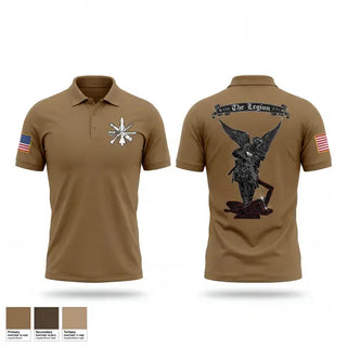 Short Sleeve Performance Polo, The Legion / B CO / 2-5 CAV, Army, Teamtime, Team time, sublimation, custom sports apparel, team uniforms, spirit wear, spiritwear, sports uniforms, custom shirts, team store, custom team store, fundraiser sports, apparel fundraiser
