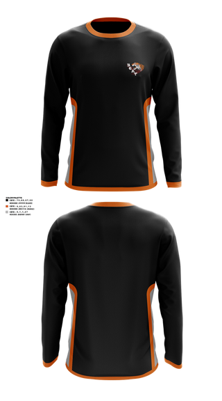 Long Sleeve Performance Shirt, BCAT Tigers, Men's Basketball, Teamtime, Team time, sublimation, custom sports apparel, team uniforms, spirit wear, spiritwear, sports uniforms, custom shirts, team store, custom team store, fundraiser sports, apparel fundraiser