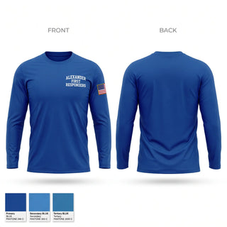 Long Sleeve Performance Shirt, ALEXANDER FIRE RESPONDERS, EMS/EMT, Teamtime, Team time, sublimation, custom sports apparel, team uniforms, spirit wear, spiritwear, sports uniforms, custom shirts, team store, custom team store, fundraiser sports, apparel fundraiser