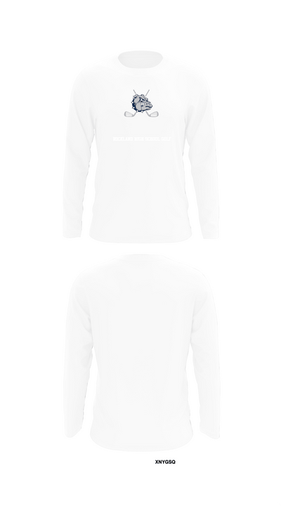 Rockland High School Golf 33140596 Long Sleeve Performance Shirt 8