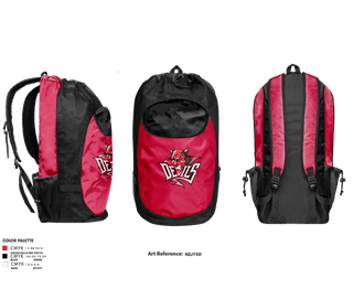 Gear Bag, Red Springs Red Devils, Women's Basketball, Teamtime, Team time, sublimation, custom sports apparel, team uniforms, spirit wear, spiritwear, sports uniforms, custom shirts, team store, custom team store, fundraiser sports, apparel fundraiser