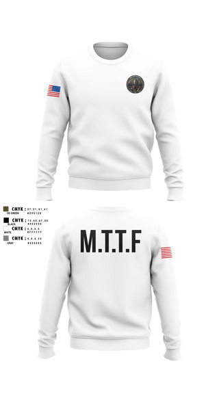 Crew Neck Sweatshirt, Major Theft Task Force, Police, Teamtime, Team time, sublimation, custom sports apparel, team uniforms, spirit wear, spiritwear, sports uniforms, custom shirts, team store, custom team store, fundraiser sports, apparel fundraiser