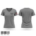 Bowers Emergency Services Women's Short Sleeve V-neck Shirt - 1
