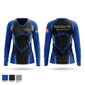 Hutchins PD Women's Long Sleeve V-neck Shirt - 1