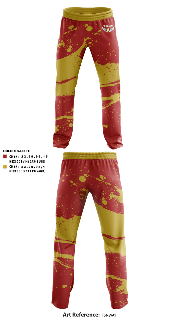Sweatpants, Angels, , Teamtime, Team time, sublimation, custom sports apparel, team uniforms, spirit wear, spiritwear, sports uniforms, custom shirts, team store, custom team store, fundraiser sports, apparel fundraiser