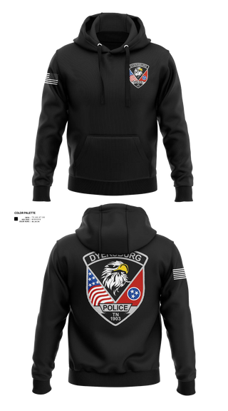 Hoodie, Dyersburg Police, Police, Teamtime, Team time, sublimation, custom sports apparel, team uniforms, spirit wear, spiritwear, sports uniforms, custom shirts, team store, custom team store, fundraiser sports, apparel fundraiser