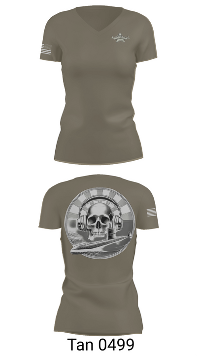 Sonar 48657702 Women's Short Sleeve V-neck Shirt - 65