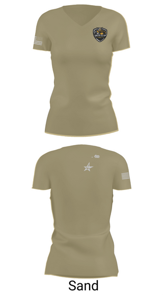 Womens Short Sleeve Vneck Shirt, USS WASP, , Teamtime, Team time, sublimation, custom sports apparel, team uniforms, spirit wear, spiritwear, sports uniforms, custom shirts, team store, custom team store, fundraiser sports, apparel fundraiser