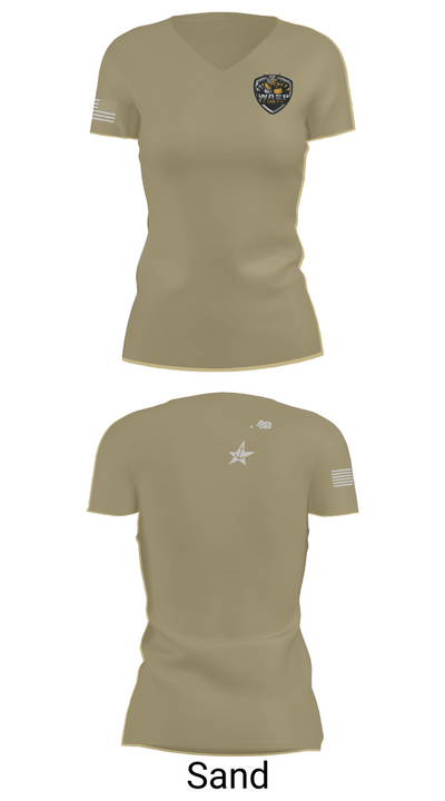 USS WASP 47898646 Women's Short Sleeve V-neck Shirt - 84