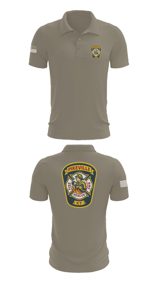 Short Sleeve Performance Polo, PFD, Fire Department, Teamtime, Team time, sublimation, custom sports apparel, team uniforms, spirit wear, spiritwear, sports uniforms, custom shirts, team store, custom team store, fundraiser sports, apparel fundraiser