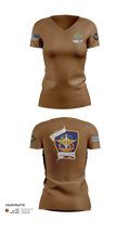 640th ASB Bravo Company 67727556 Women's Short Sleeve V-neck Shirt - 21