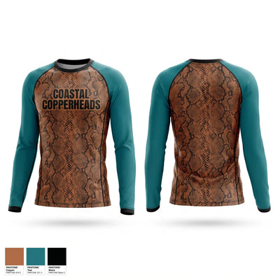 Coastal Copperheads Long Sleeve Performance Shirt 1