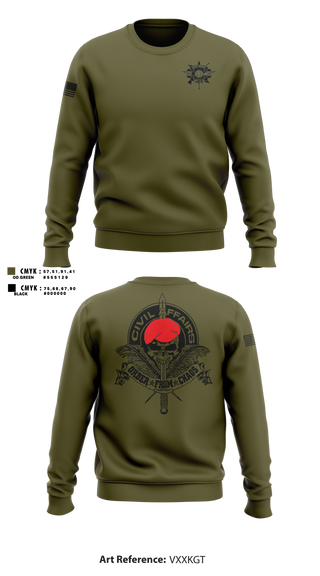 Crew Neck Sweatshirt, Joint Medical Unit, Army, Teamtime, Team time, sublimation, custom sports apparel, team uniforms, spirit wear, spiritwear, sports uniforms, custom shirts, team store, custom team store, fundraiser sports, apparel fundraiser