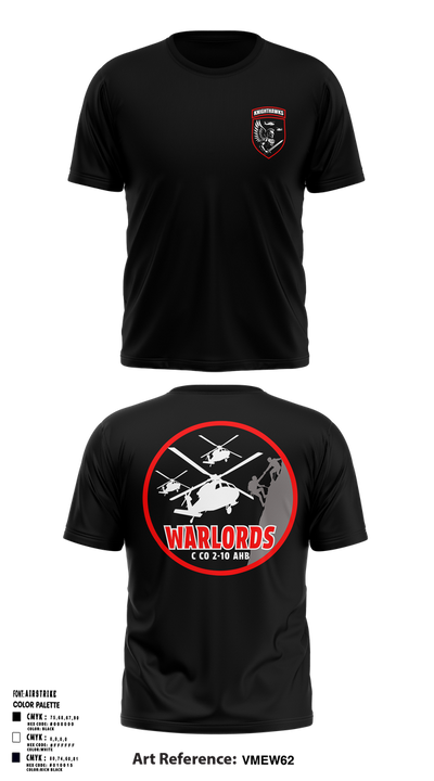 2-10 AHB Knighthawks Short Sleeve Performance Shirt - 16 (1)