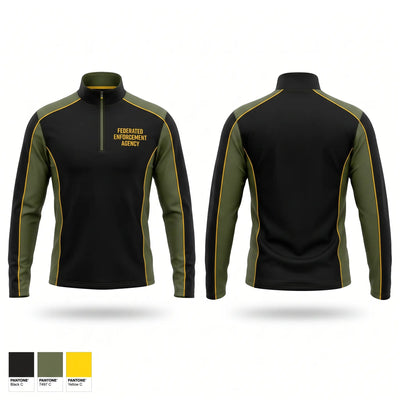 Federated Enforcement Agency Quarter Zip Jacket - 1