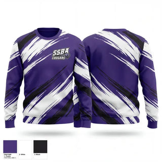 Crew Neck Sweatshirt, Cougars, Men's Basketball, Teamtime, Team time, sublimation, custom sports apparel, team uniforms, spirit wear, spiritwear, sports uniforms, custom shirts, team store, custom team store, fundraiser sports, apparel fundraiser