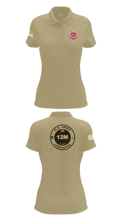 1153rd Firefighter Unit 94672135 Women's Short Sleeve Performance Polo  - 90