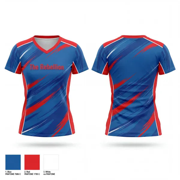 Womens Short Sleeve Vneck Shirt, The Rebellion, Men's Soccer, Teamtime, Team time, sublimation, custom sports apparel, team uniforms, spirit wear, spiritwear, sports uniforms, custom shirts, team store, custom team store, fundraiser sports, apparel fundraiser