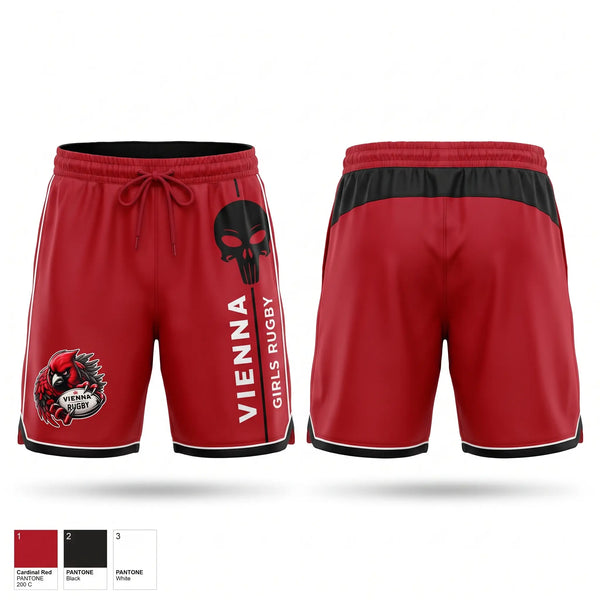 Athletic Shorts With Pockets, Vienna Girls, Rugby, Teamtime, Team time, sublimation, custom sports apparel, team uniforms, spirit wear, spiritwear, sports uniforms, custom shirts, team store, custom team store, fundraiser sports, apparel fundraiser