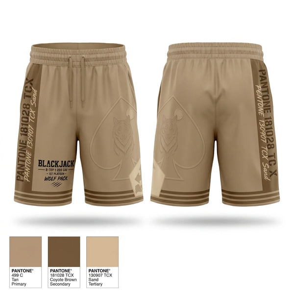 Athletic Shorts With Pockets, BLACKJACK, National Guard, Teamtime, Team time, sublimation, custom sports apparel, team uniforms, spirit wear, spiritwear, sports uniforms, custom shirts, team store, custom team store, fundraiser sports, apparel fundraiser