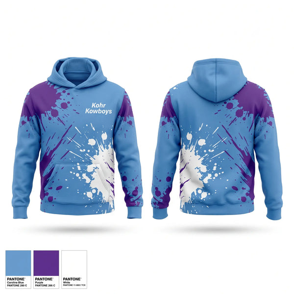 Hoodie, Kohr Kowboys, Baseball, Teamtime, Team time, sublimation, custom sports apparel, team uniforms, spirit wear, spiritwear, sports uniforms, custom shirts, team store, custom team store, fundraiser sports, apparel fundraiser
