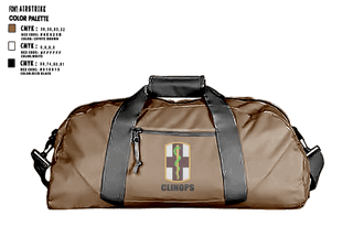 Duffle Bag, CLINOPS_1MEDBDE, Army, Teamtime, Team time, sublimation, custom sports apparel, team uniforms, spirit wear, spiritwear, sports uniforms, custom shirts, team store, custom team store, fundraiser sports, apparel fundraiser