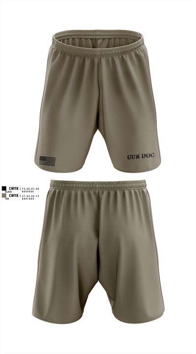 ARMT 1-320th Field Artillery 11716991 Athletic Shorts With Pockets - 2