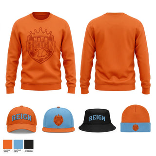 Crew Neck Sweatshirt, NoVA Reign, Softball, Teamtime, Team time, sublimation, custom sports apparel, team uniforms, spirit wear, spiritwear, sports uniforms, custom shirts, team store, custom team store, fundraiser sports, apparel fundraiser