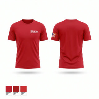 Short Sleeve Performance Shirt, Banner Fire Department, Fire Department, Teamtime, Team time, sublimation, custom sports apparel, team uniforms, spirit wear, spiritwear, sports uniforms, custom shirts, team store, custom team store, fundraiser sports, apparel fundraiser