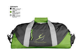 Duffle Bag, Momentum Gymnastics, Spirit Store, Teamtime, Team time, sublimation, custom sports apparel, team uniforms, spirit wear, spiritwear, sports uniforms, custom shirts, team store, custom team store, fundraiser sports, apparel fundraiser