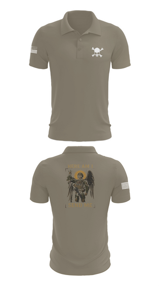 Short Sleeve Performance Polo, Charlie Co., , Teamtime, Team time, sublimation, custom sports apparel, team uniforms, spirit wear, spiritwear, sports uniforms, custom shirts, team store, custom team store, fundraiser sports, apparel fundraiser