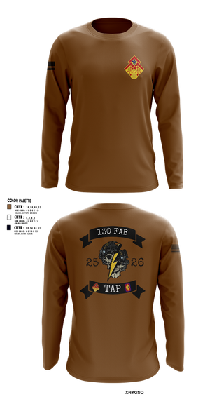 Long Sleeve Performance Shirt, 130th FAB Target Acquisition Platoon, , Teamtime, Team time, sublimation, custom sports apparel, team uniforms, spirit wear, spiritwear, sports uniforms, custom shirts, team store, custom team store, fundraiser sports, apparel fundraiser